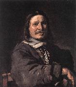 HALS, Frans Portrait of a Seated Man oil on canvas